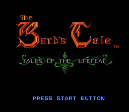 Bard's Tale, The (USA)